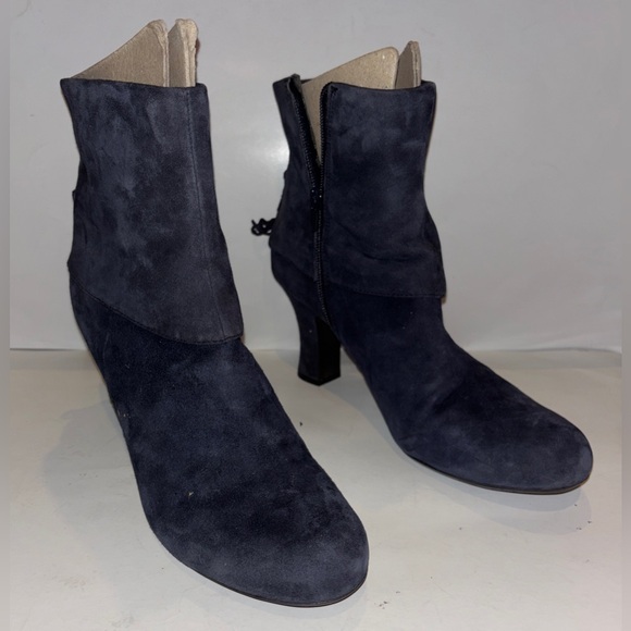 Naturalizer N5 Comfort Leather Heeled Ankle Boots Size 10M Everyday Casual - Picture 7 of 14